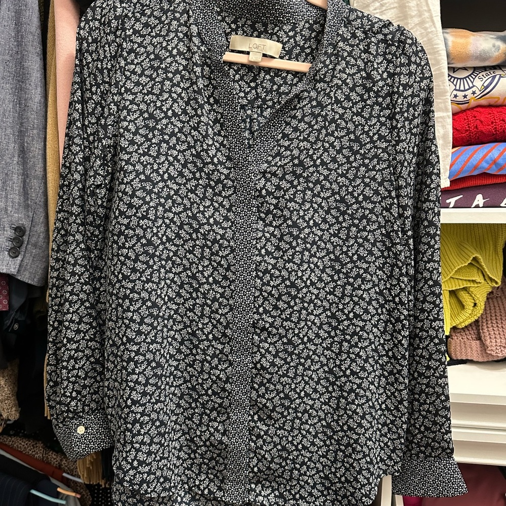 Full sleeves front button blouse
